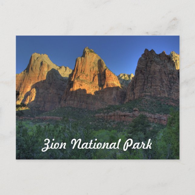 Parque Nacional de Zion, postal UT (Anverso)