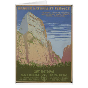 Parque nacional de Zion Springdale 1938 Utah