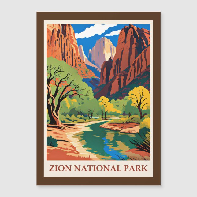 Parque nacional de Zion, Utah, (Anverso)