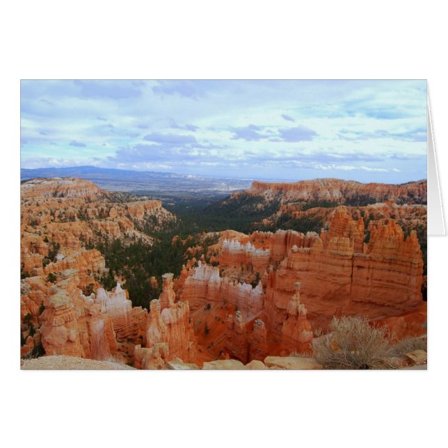 Parque Nacional del Cañón Bryce, Utah, Card (Anverso (Horizontal))