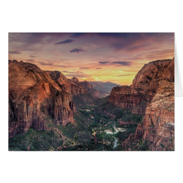 Parque nacional del Cañón de Zion (Anverso (Horizontal))