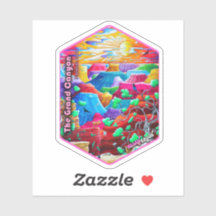 Parque nacional del Gran Cañón Pegatina de Arte de