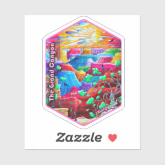 Parque nacional del Gran Cañón Pegatina de Arte de