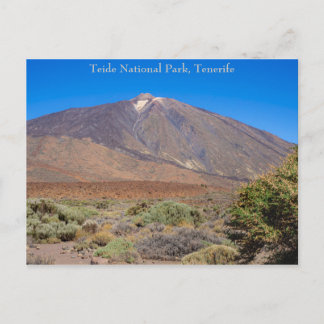 Parque nacional del Teide, postal de Tenerife