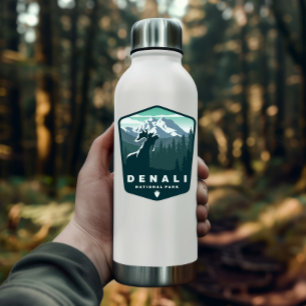 Parque nacional Denali Alaska   Pegatina de corte 