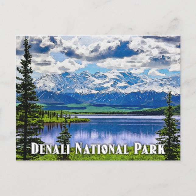 Parque nacional Denali - Postal (Anverso)