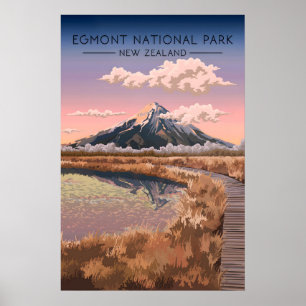 Parque Nacional Egmont Nueva Zelanda Póster de Via