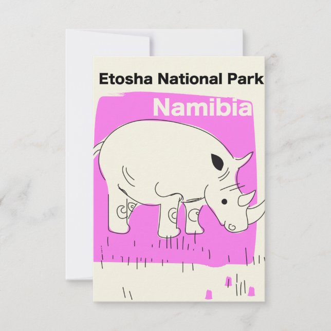 Parque nacional Etosha, Namibia (Anverso)