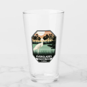 Parque nacional Everglades Sunset Egret Vintage