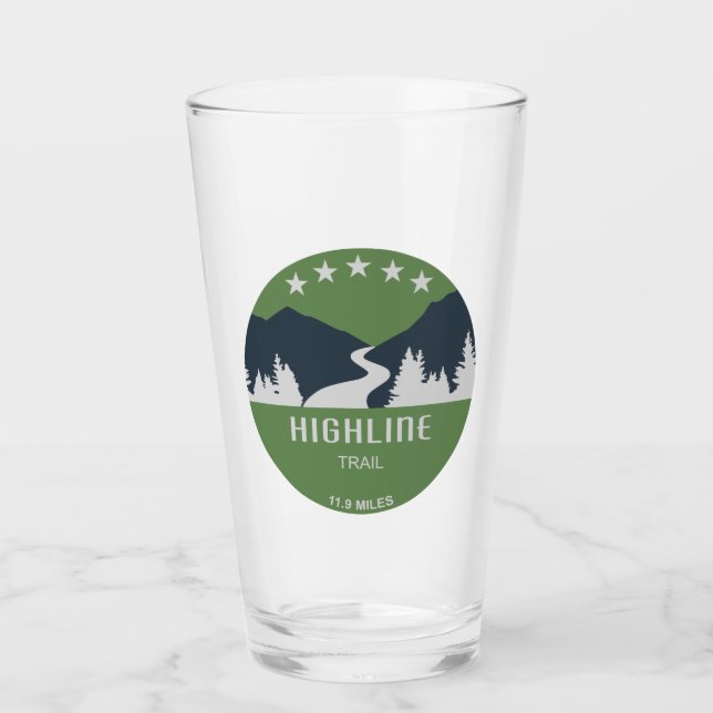 Parque nacional Glaciar Highline Trail (Anverso)