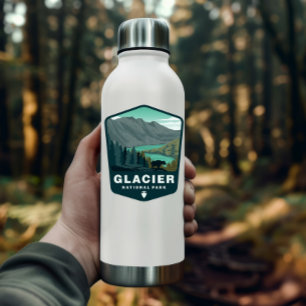 Parque nacional Glaciar Montana Pegatina de cort