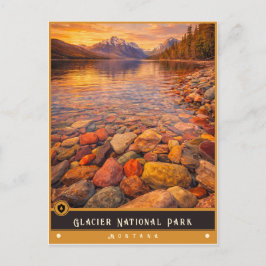 Parque Nacional Glaciar | Montana Tarjeta Postal A