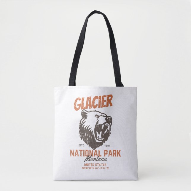 Parque nacional Glacier, bolsa de viaje (Anverso)