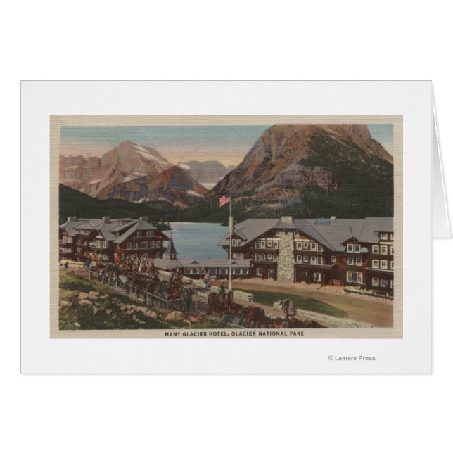Parque Nacional Glacier, MT - Hotel Muchos Glaciar (Anverso (Horizontal))