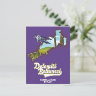 Parque nacional Goreme Mapa de Turquía postal