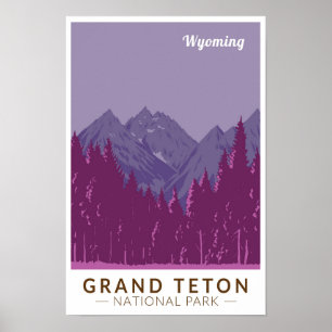 Parque Nacional Grand Teton Arte de Viaje