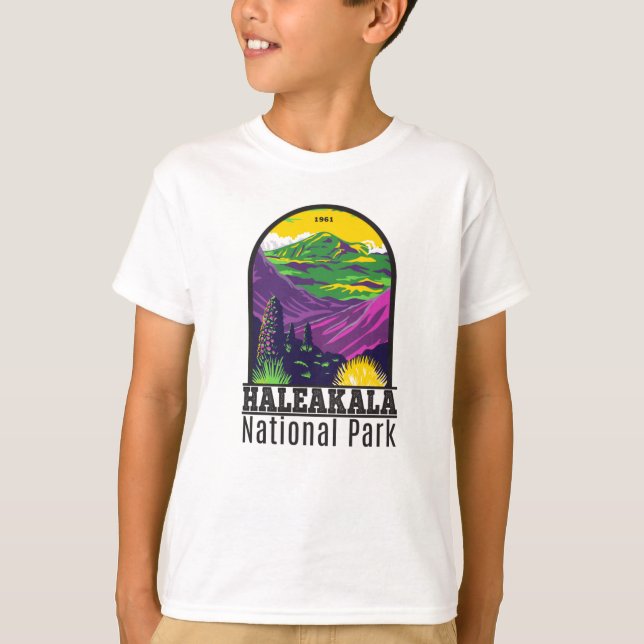 Parque nacional Haleakala camiseta de la época de  (Anverso)