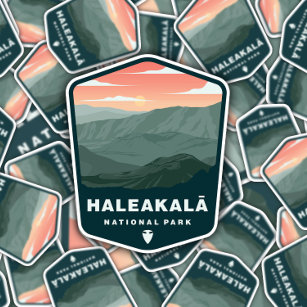Parque nacional Haleakala   Pegatina de corte por 