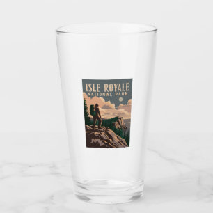 Parque nacional Isle Royale Backpacking Travel Art