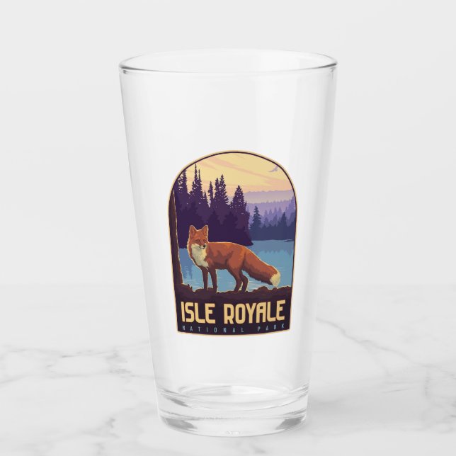 Parque nacional Isle Royale Glass (Anverso)