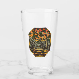 Parque nacional Joshua Tree Sunset Retro Emblem