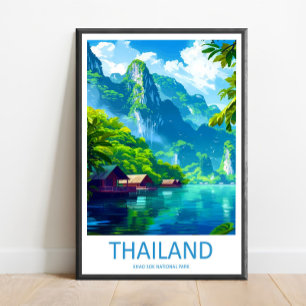 Parque Nacional Khao Sok Arte de Impresión de Viaj
