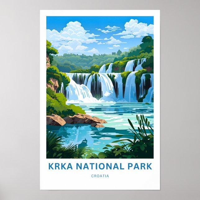 Parque nacional Krka: impresión de viaje de Croaci (Frente)