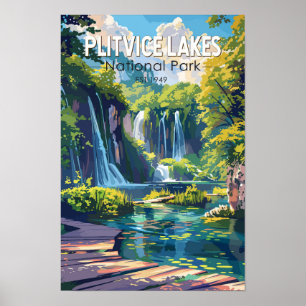 Parque Nacional Lagos de Plitvice Croacia Arte de
