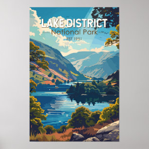 Parque Nacional Lake District Inglaterra Arte de V
