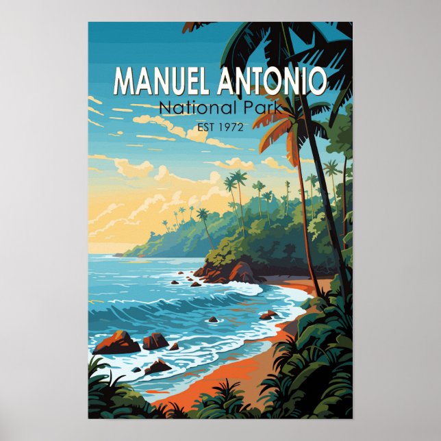 Parque Nacional Manuel Antonio Arte de Viaje Vinta (Frente)