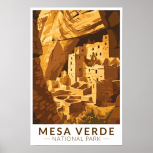 Parque Nacional Mesa Verde Cliff Palace Arte de Vi