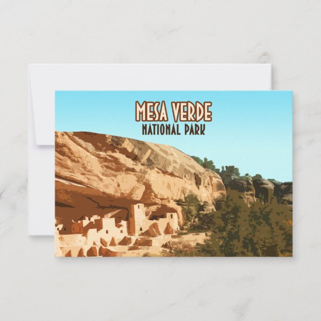 Parque nacional Mesa Verde Colorado (Anverso)