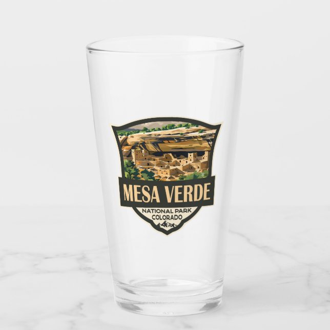 Parque nacional Mesa Verde Ilustracion arte de via (Anverso)
