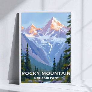 Parque Nacional Montañas Rocosas Colorado Arte de 