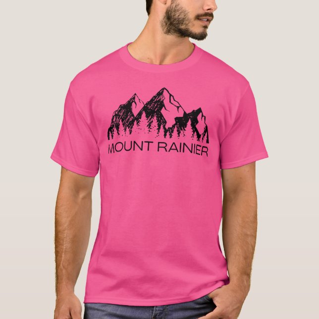 Parque nacional Monte Rainier de la camiseta Mt Ra (Anverso)