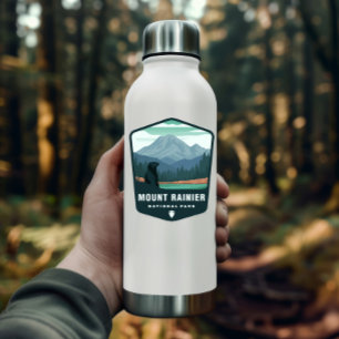 Parque nacional Monte Rainier   Pegatina de corte 