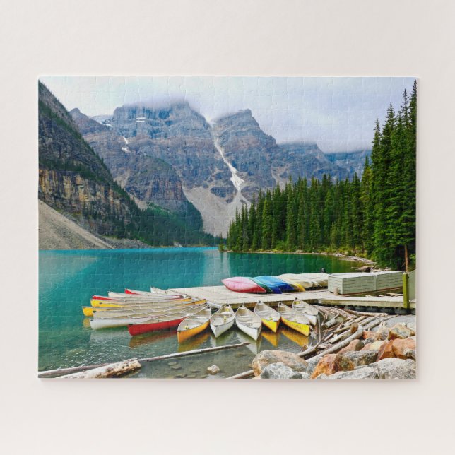 Parque nacional Moraine Lake Banff Puzzle (Horizontal)