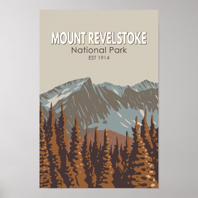 Parque nacional Mount Revelstoke Viaje de arte (Frente)