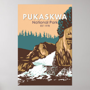 Parque Nacional Pukaskwa Canadá Viaje Arte Vintage