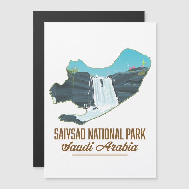 Parque Nacional Saiysad, Arabia Saudita (Anverso/Reverso)