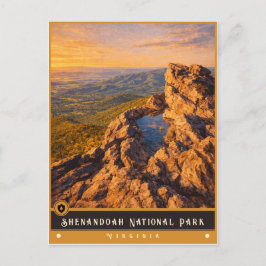 Parque Nacional Shenandoah | Tarjeta Postal Antigu