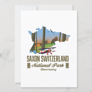Parque Nacional Suiza Sajona mapa Alemania