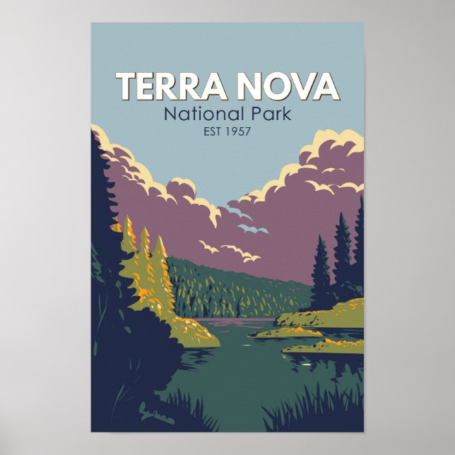 Parque nacional Terra Nova Canadá Viajes de arte (Frente)
