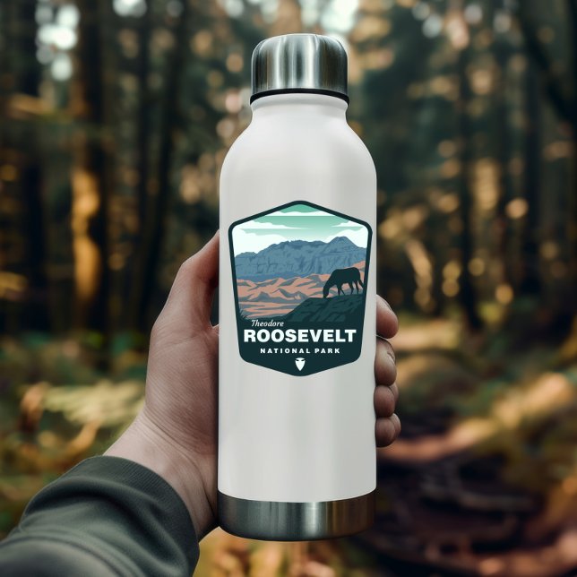 Parque nacional Theodore Roosevelt | Pegatina de c (Teddy Roosevelt National Park Sticker)