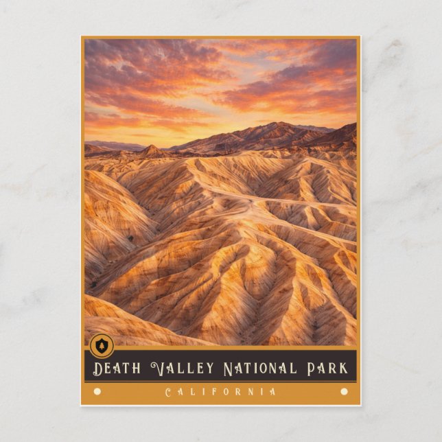 Parque Nacional Valle de la Muerte | Tarjeta Posta (Anverso)