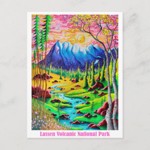 Parque nacional volcánico de Lassen Postales de ar