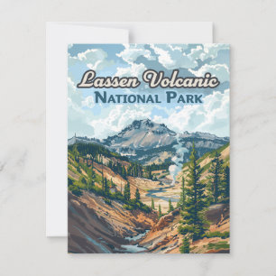 Parque Nacional Volcánico Lassen California Tarjet