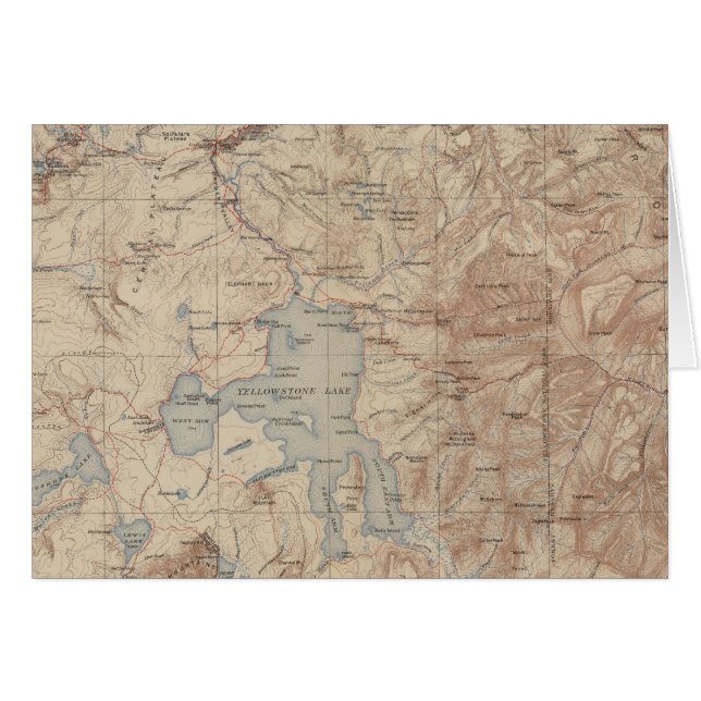Parque nacional Yellowstone 2 (Anverso (Horizontal))