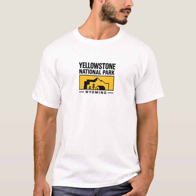 Parque nacional Yellowstone, camiseta de recuerdo (Anverso)