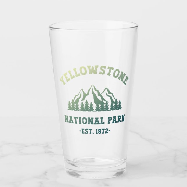 Parque nacional Yellowstone Gradient Camping (Anverso)